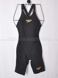 K1886-06■speedo スピード Fastskin LZR Racer J ニースキン競泳水着 SD46H01 ブラック L