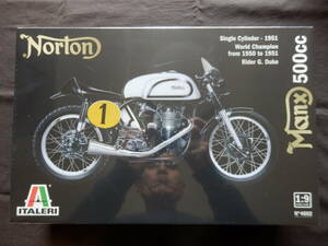 ★1円スタート★ITALERI イタレリ 1/9 Norton ノートン Manx マンクス 500cc 1951 [4602] シュリンクパック