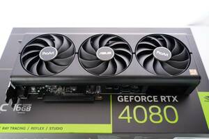 ASUS ProArt GeForce RTX 4080 OC Edition 16GB GDDR6X 動作確認済み PROART-RTX4080-O16G グラフィックボード 自作PC