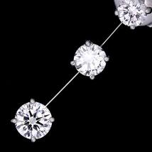 ブシュロン BOUCHERON ダイヤ ピアス Pt プラチナ K18 WG ホワイトゴールド 750 Diamonds Earrings Pierced 90213781_画像8