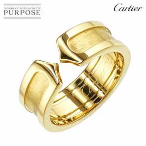 カルティエ Cartier C2 #49 リング K18 YG イエローゴールド 750 2C 指輪 C2 Logo Ring 90217470の画像1
