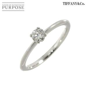 ティファニー TIFFANY&Co. Tトゥルー ダイヤ 0.18ct G/VS1/3EX 7号 リング Pt プラチナ 指輪 Diamond Ring【鑑定書付き】 90212406