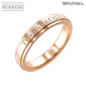 ティファニー TIFFANY&Co. ロゴ 12.5号 リング K18 PG ピンクゴールド 750 Ring 90220359