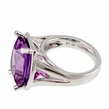 ポーラ POLA 9号 リング アメジスト 5.70ct K18 WG ホワイトゴールド 750 指輪 Amethyst Ring 90216711_画像3