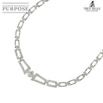 トレベール Tres Belle ダイヤ 0.719ct/1.03ct ネックレス 40cm K18 WG ホワイトゴールド 750 Diamond Necklace 90218845_画像1