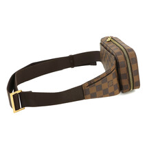 新品同様 ルイ ヴィトン LOUIS VUITTON ダミエ ジェロニモス ボディ バッグ ウエスト ポーチ エベヌ ブラウン N51994 Geronimos 90223277_画像3