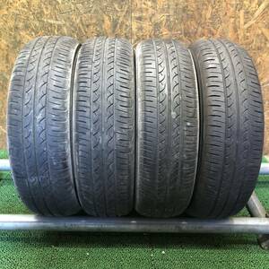 YOKOHAMA　BLUEARTH　155/65R14　75S　バリ山4本価格　B-155　福岡　★引き取り大歓迎★21年製UP★1000円スタート★早い者勝ち★