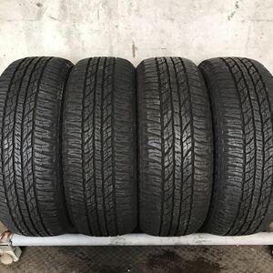 YOKOHAMA　GEOLANDAR　A/T　225/60R17　99H　極上バリ山4本価格　B-351　福岡　★引き取り大歓迎★21年製★希少サイズ★即決サービス品★