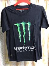中古品 MONSTER ENERGY(モンスター エナジー) メンズ Tシャツ(半袖) ブラック(黒) Mサイズ 送料230円_画像1
