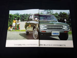 [1973 year ] Mazda Familia Puresuto 1300 / 1000 sedan minor change FA3TS / FA3PS type exclusive use main catalog / Orient industry [ at that time thing ]