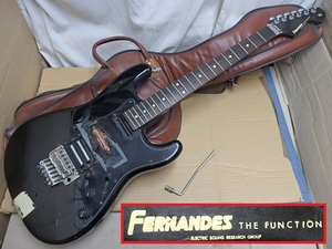 !＊エレキギター Fernandes =THE FUNCTION= ORIGINAL Custom Body フェルナンデス 部品取り用・ジャンク品