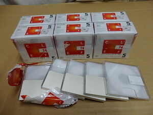 !〇貴重 未使用 MD ディスク カセット TDK CLEF クレフ 74 ７４分 日本製 計３４枚 室内保管品