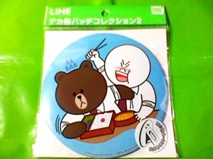LINE ライン デカ缶バッヂ コレクション2 バッジ 新品 即決