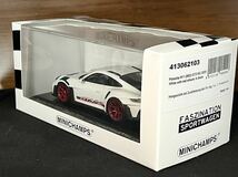 1円スタート 1/43 海外限定 ミニチャンプス ポルシェ 911 992 GT3RS ホワイト/レッド Minichamps Porsche 911 992 GT3RS ※要詳細確認_画像8