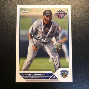 Junior Caminero 2023 Topps Pro Debut #PD-139 Charleston Riverdogs Rays