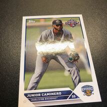 Junior Caminero 2023 Topps Pro Debut #PD-139 Charleston Riverdogs Rays_画像5