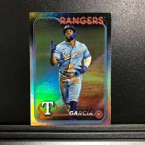 Adolis Garcia 2024 Topps Series1 #134 Rainbow Foil Rangers