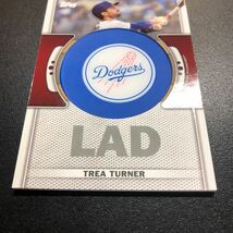 Trea Turner 2023 Topps Series1 #TLP-TT Commemorative Team Logo Patch Relic Card Dodgers Phillies_画像6