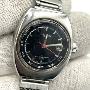 【稼働〇】CITIZEN シチズン　COSMOSTAR デイト 4-610393 レディース腕時計 手巻き　ケース幅2.2　