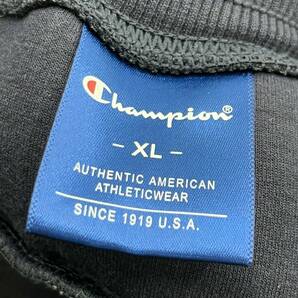 Champion チャンピオン プルオーバーパーカー ネイビー×ホワイト ロゴ立体 メンズ XL C3-SS114の画像3