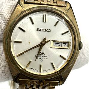 【稼働〇】SEIKO セイコー ロードマチック 5606-7000 AT/自動巻 シルバー文字盤 デイデイト 23石 メンズ 腕時計 ケース：3.2の画像1