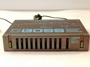 m856★BOSS RGE−10/ グラフィック イコライザー★ GRAPHIC EQUALIZER ★MICRO RACK SERIES★ボス★送料590円〜