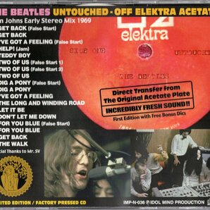 2CD【GET BACK ELEKTRA ACETATE (初回限定 CD付き) 2012年製 】Beatles ビートルズの画像2