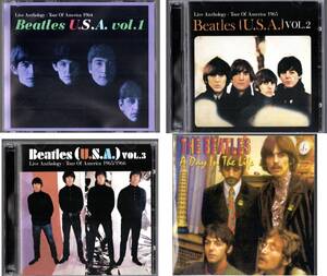 8CD【Beatles U.S.A vol.1、VOL.2、Vol.3】&【A Day In The Life】Beatles ビートルズ