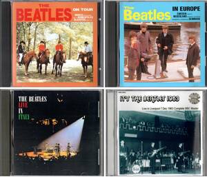 4CD【ON TOUR / IN EUROPE / LIVE IN ITALY / Liverpool 7 Dec 1963】Beatles ビートルズ