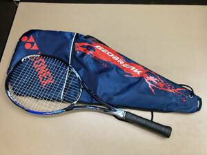 N119[14]S50(テニスラケット) 美品 YONEX/ヨネックス GEOBREAK 50VS ジオブレイク 軟式用 テニスラケット/収納ケース付き 2/21出品