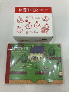 N109[LP]S48(グッズ) 未使用 MOTHER スタンプセットどせいさん MOTHERのシールブック/ほぼ日/2点セット 2/21出品