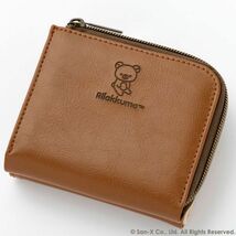 2 135 リラックマ 整理上手なコンパクト財布 BROWN ver. 送料210円_画像1