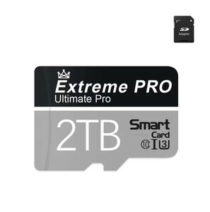  新品未開封　2TB(2000GB)マイクロSD Micro SD マイクロSDカード アダプター
