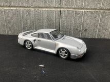 一円スタート　1/18 exoto motor box Porsche 959 silver 本体のみ_画像1