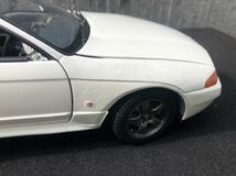 一円スタート　1/18京商　日産　スカイライン　R32 白い_画像5