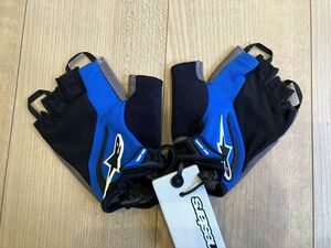 ★1点のみ 未使用 ALPINESTARS アルパインスターズ Pro-Light ショートフィンガーグローブ Sサイズ ブルー 送料140円～ 即決