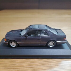 1/43 ミニチャンプス MINICHAMPS ミニカー/Mercedes-Benz E-class Coupe 1994 bornite met/メルセデス・ベンツ Eクラス クーペ 