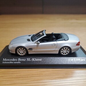 1/43 ミニチャンプス MINICHAMPS ミニカー/Mercedes-Benz SL-Class 2007 Iridiumsilber metallic/メルセデス・ベンツ SLクラス シルバー