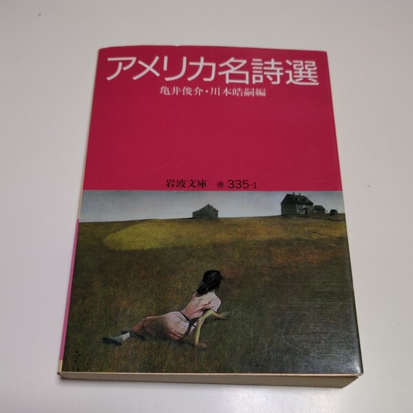 アメリカ名詩選 亀井俊介 川本皓嗣 岩波文庫 中古 古書 米国 ポー ホイットマン ディキンソン パウンド 01001F103