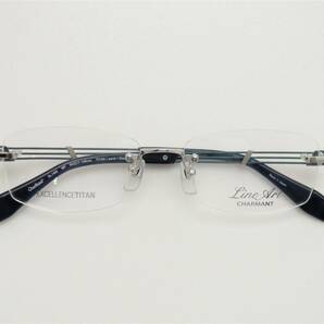 新品 シャルマン ラインアート メガネ XL1465-WP-54 テノール コレクション エクセレンスチタン フレーム 正規品 日本製の画像6