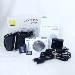 Nikon ニコン COOLPIX S9700 ホワイト デジタルカメラ コンデジ 簡易動作OK USED /2402C