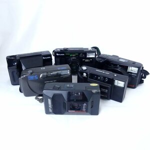 【1円】フジカ AUTO-7 QD、DL-100、オリンパストリップ PANORAMA S 等 ミノルタ RICOH フィルムカメラ 6点 現状品 USED /2402C