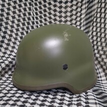 ドイツ軍 M826 ヘルメット フレック迷彩 ブンデス Bundeswehr 西ドイツ軍 リバーシブル 輸出用？_画像7