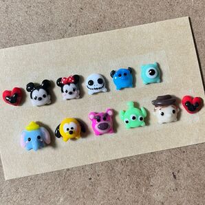 3dネイルパーツ【ツムツム いろいろ ハート ディズニー 痛ネイル】
