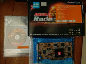 ATi Radeon 7200 Radeon 256 64MB DDR AGP4x　AR6DT-CRT/DVI/TV 動作品　箱付き 