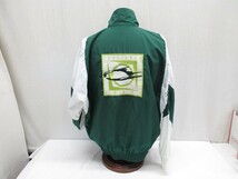 02Y119 【 中古品 】 NIKE メンズ ジップアップ ジャンパー 上着 Ｌサイズ 緑×白色 ポリエステル100％ 現状渡し_画像7