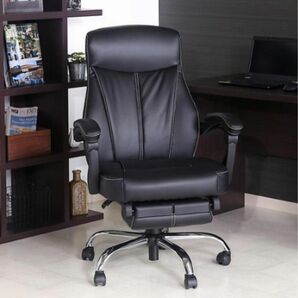リクライニングチェア ゼクス ブラック オフィスチェア 高機能チェア ハイバック 椅子 