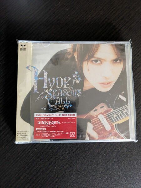 新品 未開封 HYDE SEASON'S CALL 初回生産限定盤 DVD 特典付