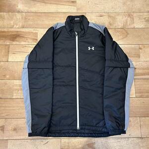 ★UNDER ARMOUR/アンダーアーマー/中綿ジャケット/ジャンパー/防寒着/2way/ロゴ/スポーツ/メンズ/Lサイズ