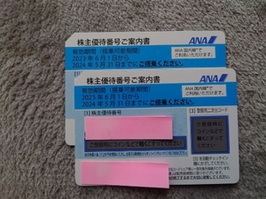 【送料無料】ANA 株主優待券 2枚セット 2024年 5月31日まで有効 